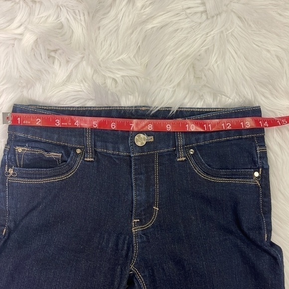 WHITE House Black Market Slim Crop Jeans - Picture 7 of 9